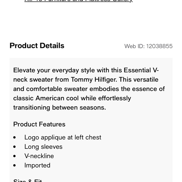 New TOMMY HILFIGER ESSENTIAL V-NECK SWEATER Men XL 100% cotton red long sleeve - Picture 11 of 12